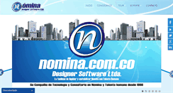 Desktop Screenshot of nomina.com.co