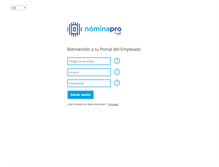 Tablet Screenshot of nomina.pro